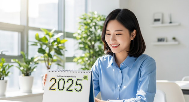 청년 근속 인센티브 제도를 설명하는 모습