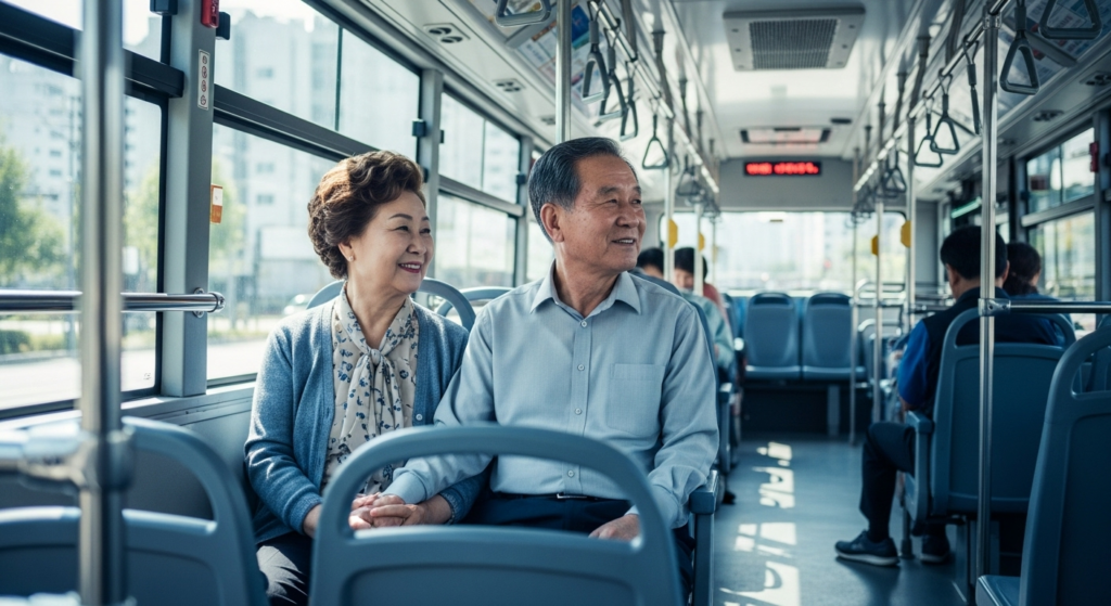 고령자 운전면허 반납 혜택 교통편 사용중